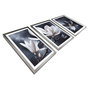 Wallity Conjunto de 3 Pinturas Decorativas en MDF con Marco Multicolor